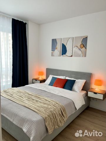 

1-к. квартира, 35,5 м², 2 кровати