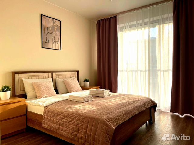 

1-к. квартира, 40 м², 2 кровати