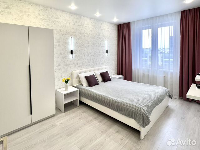 

1-к. квартира, 34 м², 2 кровати