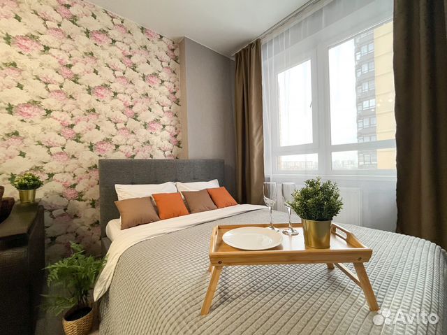 

1-к. квартира, 41 м², 2 кровати