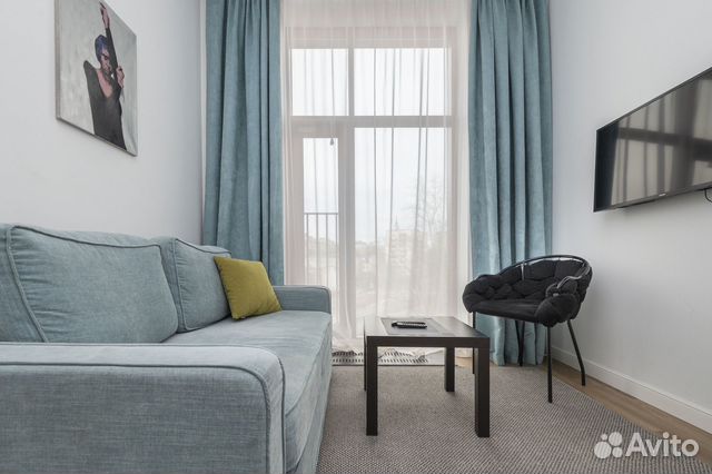 

1-к. квартира, 46 м², 2 кровати