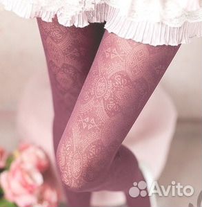 Колготки с узором (новые) Колготки с узором (новые)