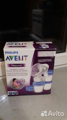 Молокоотсос philips avent ручной + бутылочку phili