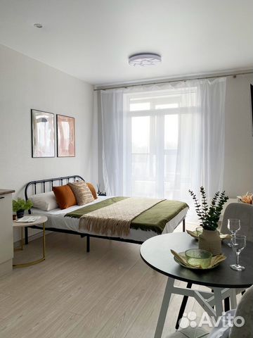 

Квартира-студия, 35 м², 1 кровать