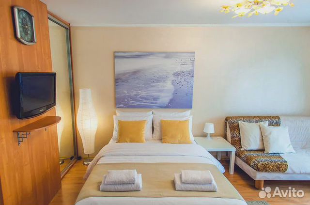 

1-к. квартира, 35 м², 2 кровати