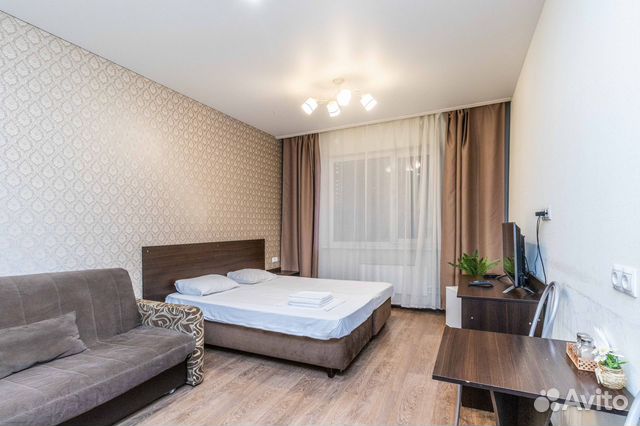 

Квартира-студия, 25 м², 2 кровати