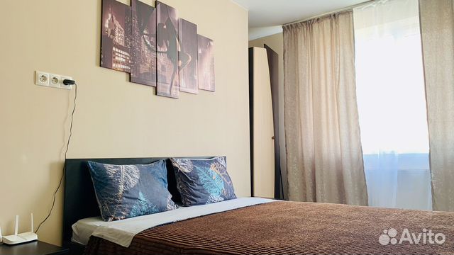 

1-к. квартира, 38 м², 2 кровати