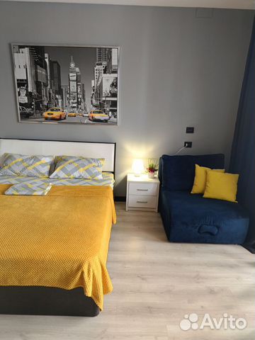 

Квартира-студия, 30 м², 2 кровати