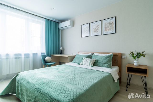 

1-к. квартира, 42 м², 2 кровати