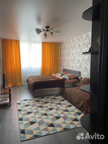 

1-к. квартира, 39 м², 2 кровати
