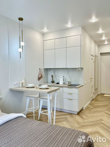 

Квартира-студия, 20,5 м², 1 кровать