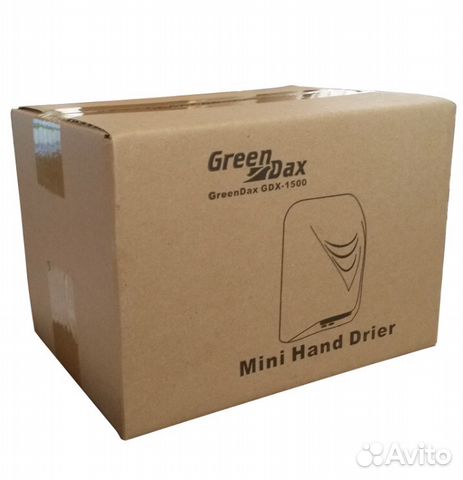 Сушилка для рук сенсорная Greendax gdx-1500 белая