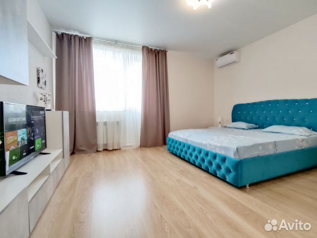 

1-к. квартира, 52 м², 2 кровати