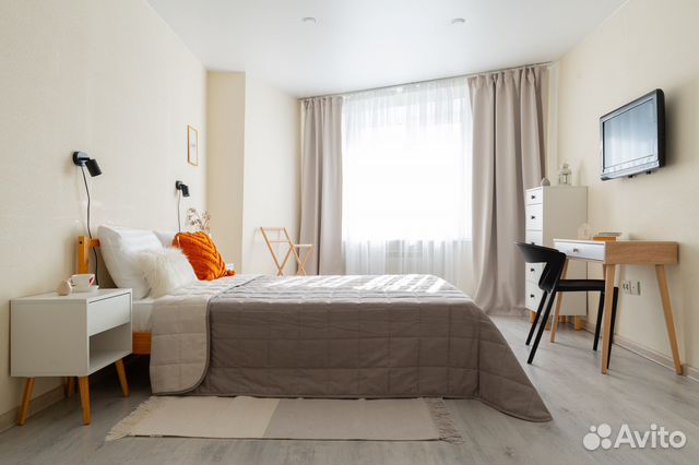 

1-к. квартира, 36 м², 2 кровати