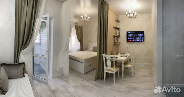 

Квартира-студия, 33 м², 2 кровати