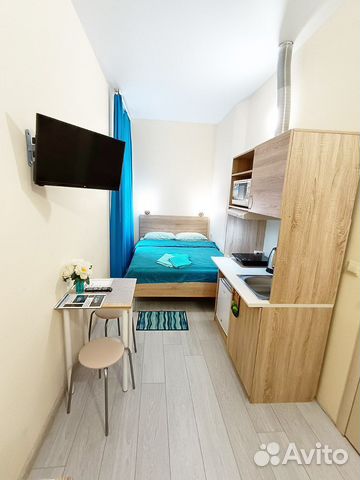 

Квартира-студия, 13 м², 1 кровать