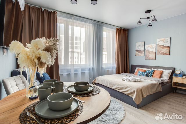 

Квартира-студия, 26,4 м², 2 кровати