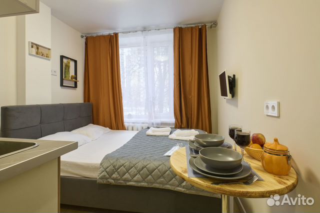 

Квартира-студия, 18 м², 1 кровать