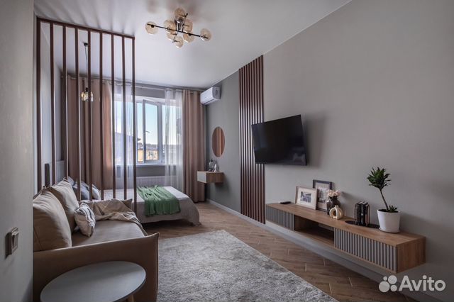 

1-к. квартира, 43 м², 2 кровати
