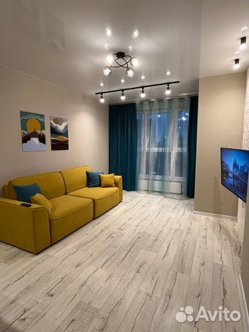 

1-к. квартира, 55 м², 2 кровати