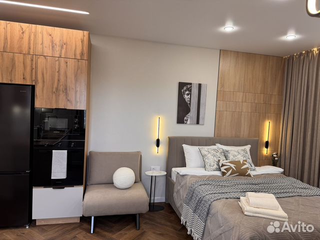 

Квартира-студия, 27 м², 2 кровати