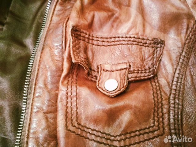 Натуральная кожаная куртка