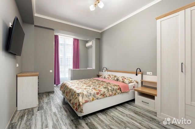 

1-к. квартира, 44 м², 3 кровати