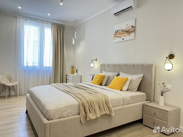 

1-к. квартира, 46 м², 2 кровати