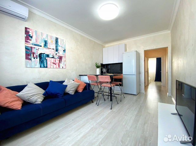 

1-к. квартира, 42 м², 2 кровати