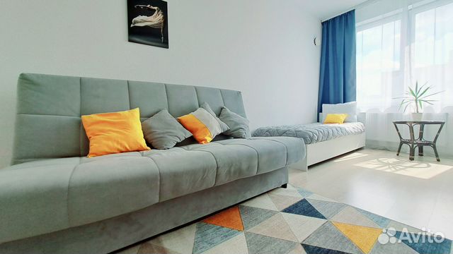 

1-к. квартира, 38 м², 3 кровати