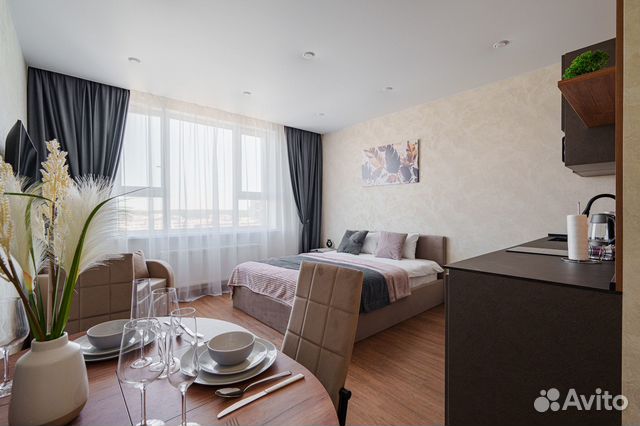

Квартира-студия, 25 м², 2 кровати