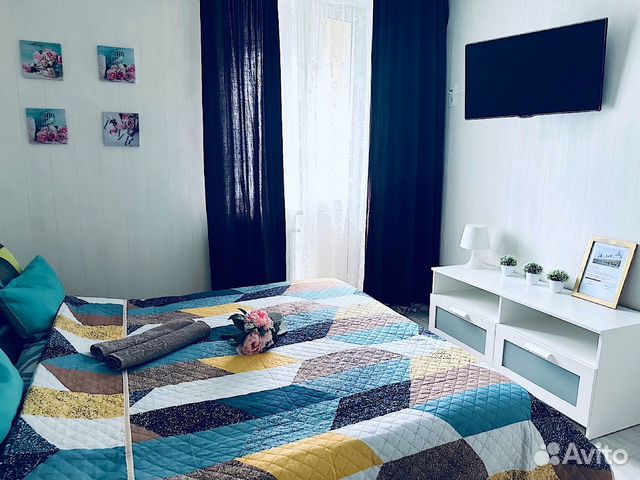 

1-к. квартира, 34 м², 2 кровати