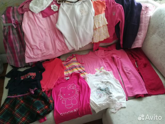 Пакет одежды для девочки размер 110-116