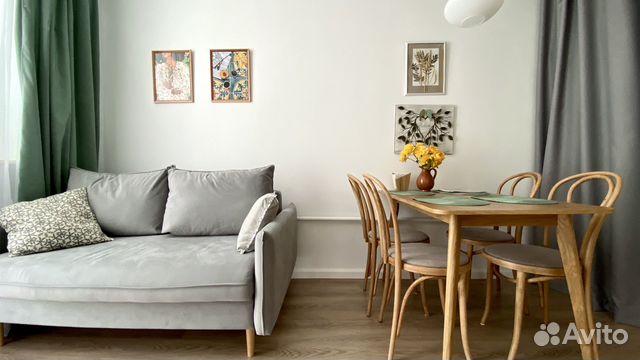 

1-к. квартира, 39 м², 2 кровати