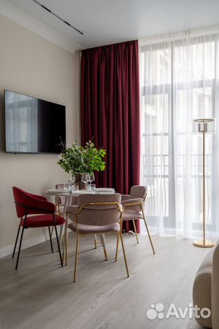 

1-к. квартира, 52 м², 2 кровати