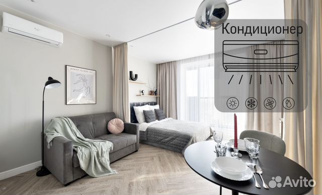 

1-к. квартира, 31 м², 2 кровати