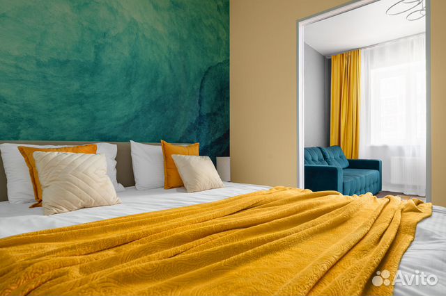

1-к. квартира, 38 м², 2 кровати