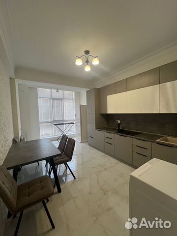 

1-к. квартира, 55 м², 2 кровати