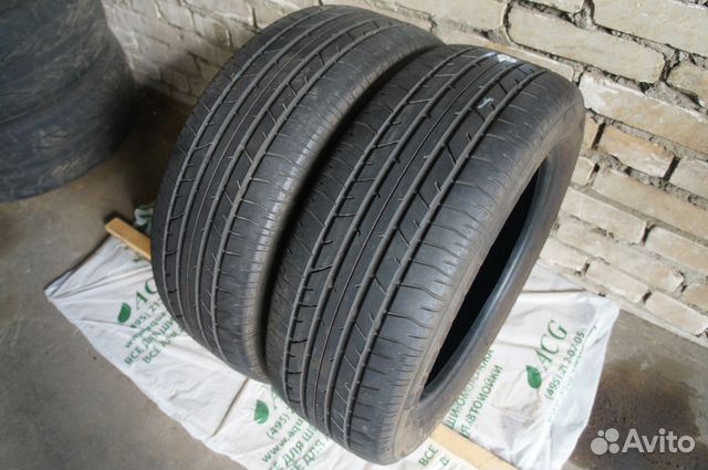 Летние шины бу R16 205/55/16 Bridgestone пара