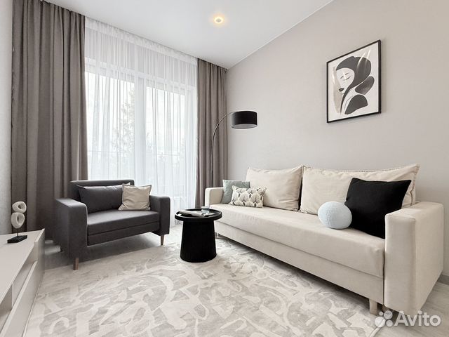 

1-к. квартира, 42 м², 3 кровати