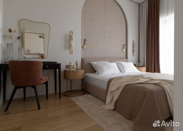 

1-к. квартира, 60 м², 2 кровати