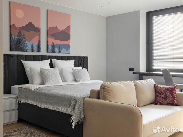 

Квартира-студия, 38,7 м², 2 кровати