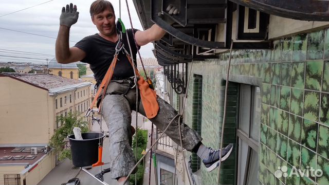 Высотные работы, работы на высоте, альпинисты