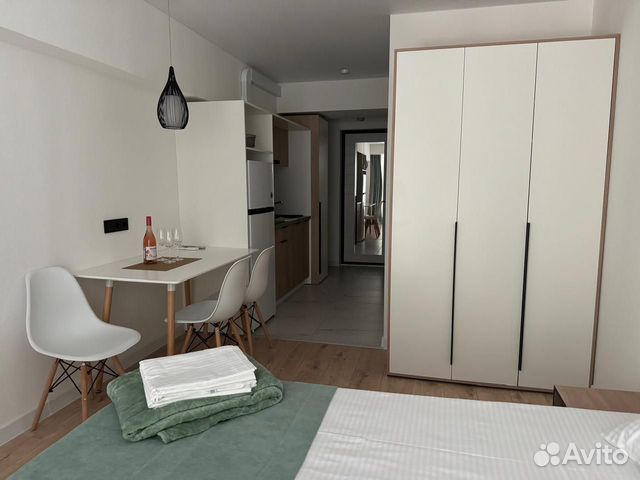 

Квартира-студия, 29 м², 2 кровати