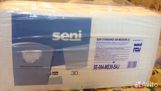 Подгузники Seni размер М