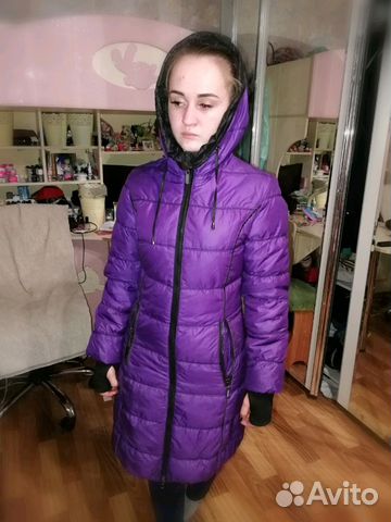 Пуховик-пальто женский. 42- 44 р Пуховик-пальто женский. 42- 44 р