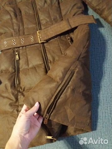 Пальто на пуху zara