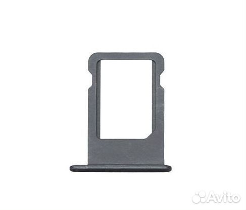 Держатель / слот Sim карты iPhone 5 Черный / Белый