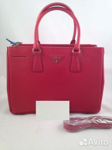 Женская кожаная сумка Prada арт.011-2