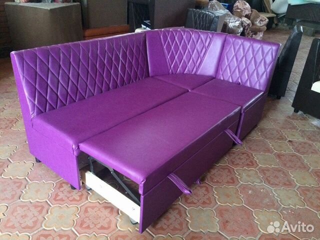 Кухонный угловой диван, со спальным местом